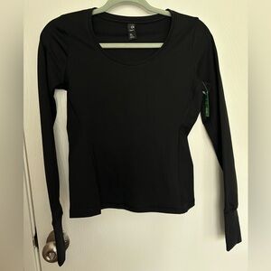 Gap Fit Black Long Sleeves Top